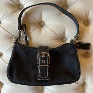 Coach signature C black mini bag y2k vintage